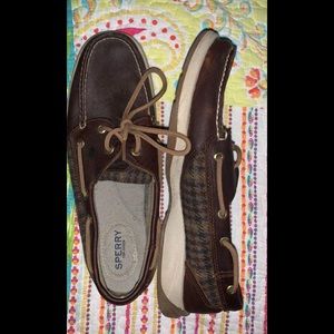 Plaid Leather Sperrys